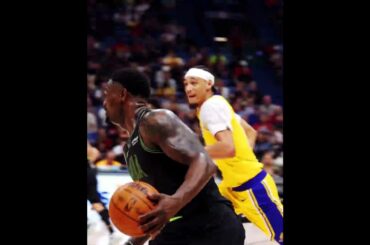 Zion 💪 Steal leads to Missi Slam🔥#pelicans #lakers #nba