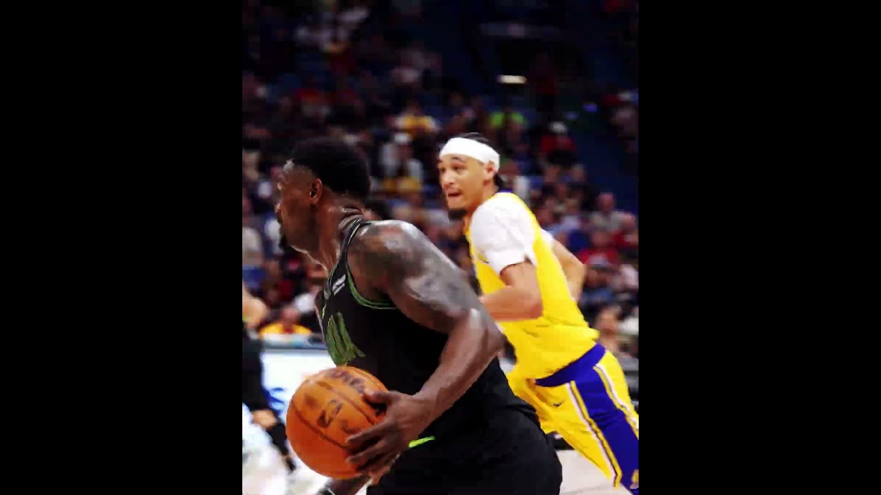 Zion 💪 Steal leads to Missi Slam🔥#pelicans #lakers #nba
