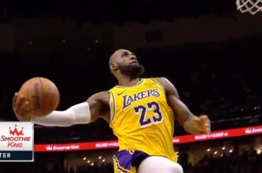 LeBron James windmill dunk vs Pelicans even had Pels fans going crazy 😂