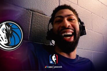 Anthony Davis praises Cooper Flagg, Brandon Williams after Mavs' win over Kings | NBA on NBC