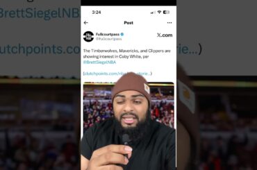 MAJOR NEWS! The Minnesota Timberwolves & clippers are showing interest in Coby white 👀