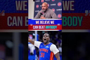When A Team Actually BELIEVES In Themselves #nba #pistons #motivation