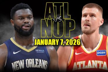 Atlanta Hawks vs New Orleans Pelicans Full Game Highlights – January 7, 2026 | NBA Season