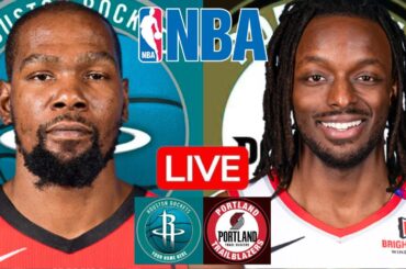 LIVE: HOUSTON ROCKETS vs PORTLAND TRAIL BLAZERS | NBA | PLAY BY PLAY | SCOREBOARD
