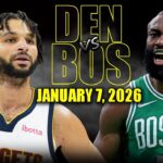 Denver Nuggets vs Boston Celtics Full Game Highlights – January 7, 2026 | NBA Season