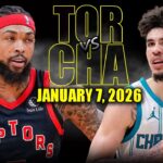Toronto Raptors vs Charlotte Hornets Full Game Highlights – January 7, 2026 | NBA Season