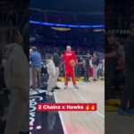 It’s an ATL thang ✌️✌️ #nba #atlantahawks #2chainz