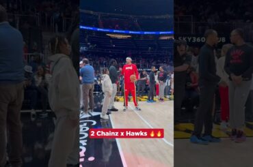 It’s an ATL thang ✌️✌️ #nba #atlantahawks #2chainz