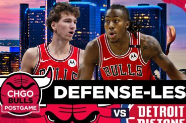 BULLS POSTGAME: UGLY Fourth Quarter Sinks Bulls vs Pistons | CHGO Bulls Podcast