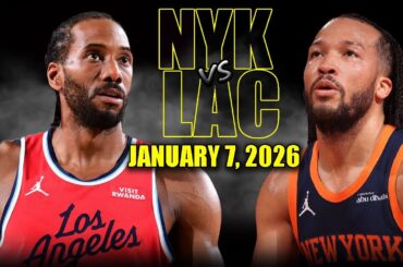 New York Knicks vs Los Angeles Clippers Full Game Highlights – January 7, 2026 | NBA Season