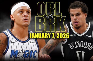 Orlando Magic vs Brooklyn Nets Full Game Highlights – January 7, 2026 | NBA Season