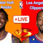 Los Angeles CLippers at New York Knicks NBA Live Play by Play Scoreboard / Interga