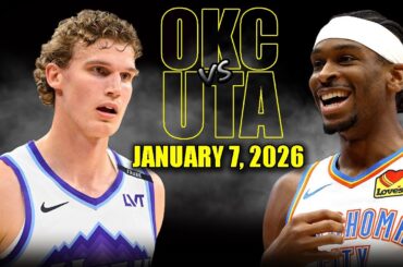 Oklahoma City Thunder vs Utah Jazz Full Game Highlights – January 7, 2026 | NBA Season