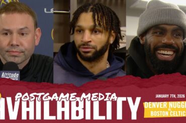 ALL Denver Nuggets Postgame Media vs. BOS 🎙️