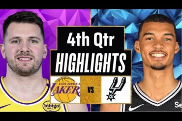 Los Angeles Lakers vs San Antonio Spurs Full Game Highlights 4th Qtr P2| Jan 7 | 2026 NBA Highlights