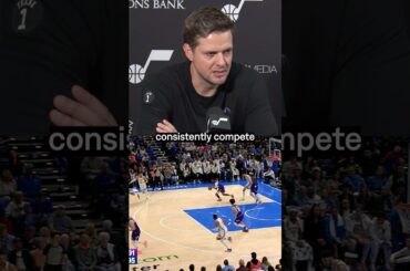 learning lessons in tough moments 💜 #utahjazz #nba #shorts #splitscreen