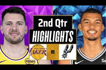 Los Angeles Lakers vs San Antonio Spurs Full Game Highlights 2nd Qtr | Jan 7 | 2026 NBA Highlights