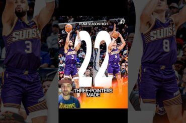 Phoenix Suns Crush Memphis Grizzlies With Team Season High 22 Threes #suns