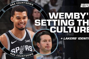 Wemby's total BUY-IN to the Spurs is 'unhead of' + Lakers' turbulent season | NBA Countdown
