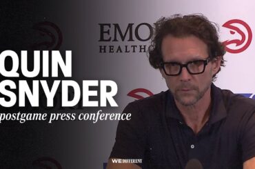 Hawks vs. Pelicans Postgame Press Conference: Quin Snyder