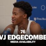 Philadelphia 76ers Postgame Media Availability 🎙️ | VJ Edgecombe | 01.07.26