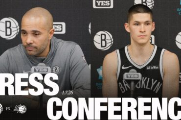 Jordi Fernàndez and Egor Dëmin Postgame Press Conferences vs Orlando