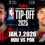 ROCKETS VS TRAILBLAZERS | LIVE NBA Game Play-By-Play Reaction & Scoreboard