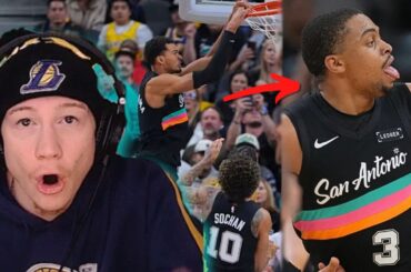 Keldon COOKED us... Reacting to Lakers vs Spurs!