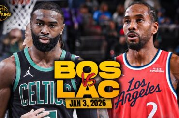 Boston Celtics vs Los Angeles Clippers Full Game Highlights | Jan 3, 2026 | FreeDawkins