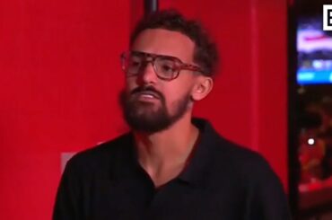 Trae Young Leaves the Bench After Being Traded to the Wizards Mid-Game