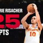 Zaccharie Risacher drops 25 points with 7 threes in Hawks Win over Pelicans