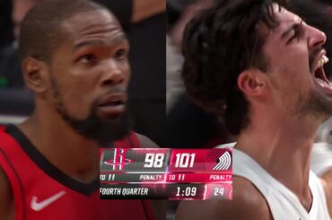 Final 4:24 WILD ENDING Trail Blazers vs Rockets | January 7, 2026