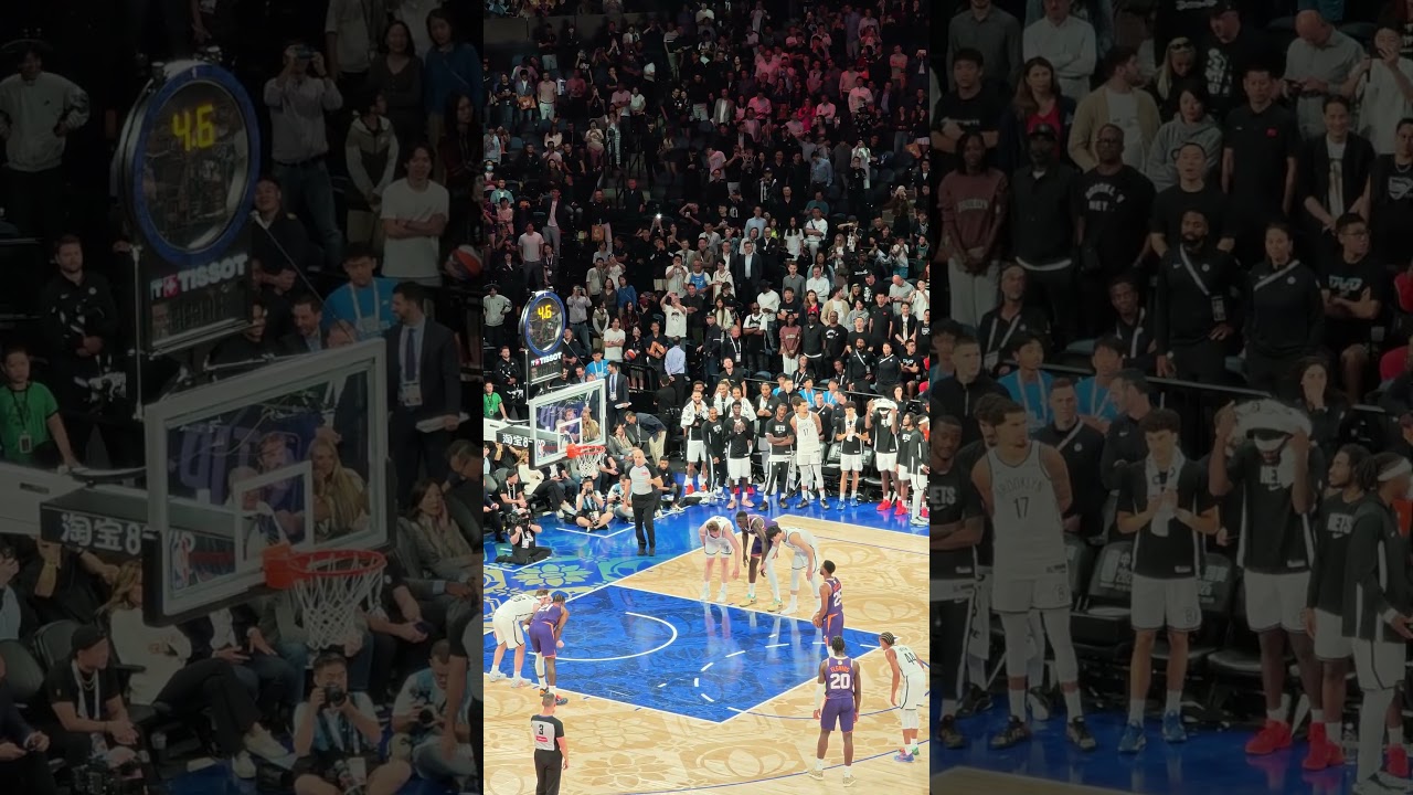 NBA China Game 2025    Brooklyn Nets vs Phoenix Suns NBA 中國賽   布魯克林籃網 VS   鳳凰城太陽