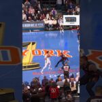 a video of Mikal Bridges dunk celebrations but his nosebleed gets progressively more severe ‼️