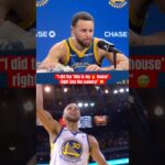 Steph says his mom got mad at him for this 😭