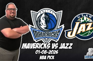 Dallas Mavericks vs Utah Jazz 1/8/26 NBA Free Picks & Prediction | NBA Betting Tips