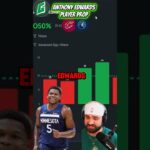 Anthony Edwards Player Props (Cleveland Cavaliers vs Minnesota Timberwolves) #shorts