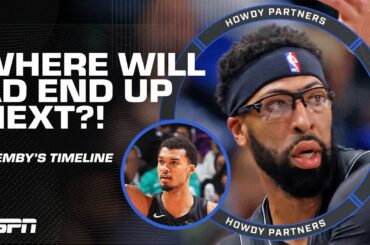 Will Anthony Davis be traded to the Warriors?! + Wemby's minute restriction | Howdy Partners