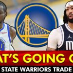 CONFLICTING Warriors Trade Reports via NBA Insiders Ft. Jonathan Kuminga & Anthony Davis