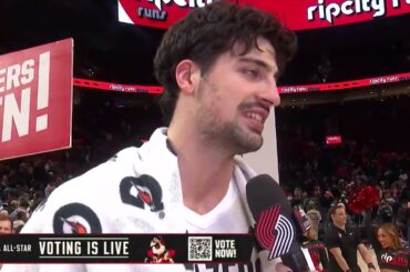 Deni Avdija Postgame Interview | Brightside Windows Baseline Report | vs Jazz | January 7th, 2025