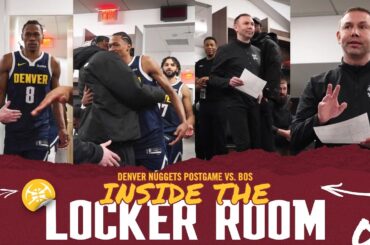 Denver Nuggets Locker Room After Statement Win 🎥 | vs. BOS