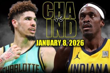 Charlotte Hornets vs Indiana Pacers Full Game Highlights – January 8, 2026 | NBA Season