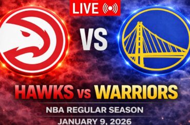 NBA LIVE! Golden State Warriors vs Atlanta Hawks |  January 9, 2026 | Warriors vs Hawks | 2K