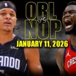 Orlando Magic vs New Orleans Pelicans Full Game Highlights – January 11, 2026 | NBA Season