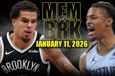 Memphis Grizzlies vs Brooklyn Nets Full Game Highlights – January 11, 2026 | NBA Season