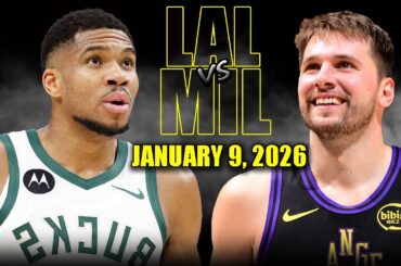 Los Angeles Lakers vs Milwaukee Bucks Full Game Highlights – January 9, 2026 | NBA Season