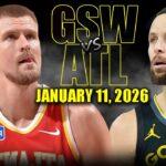Golden State Warriors vs Atlanta Hawks Full Game Highlights – January 11, 2026 | NBA Season
