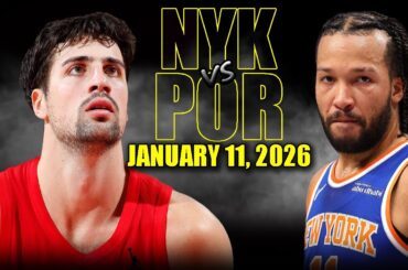New York Knicks vs Portland Trail Blazers Full Game Highlights – January 11, 2026 | NBA Season