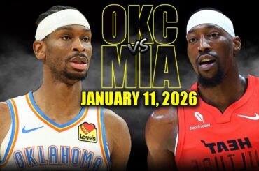Oklahoma City Thunder vs Miami Heat Full Game Highlights – January 11, 2026 | NBA Season