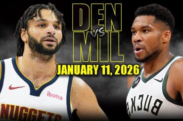 Denver Nuggets vs Milwaukee Bucks Full Game Highlights – January 11, 2026 | NBA Season